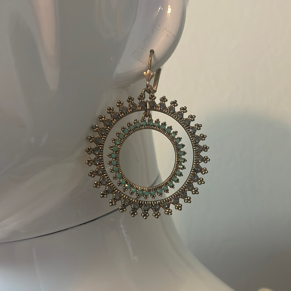 Circle Drop Earrings